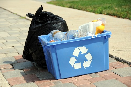 Variety of waste types managed by Hainault services